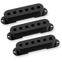 Seymour duncan STRAT COVER BLACK SET (3) NO LOGO