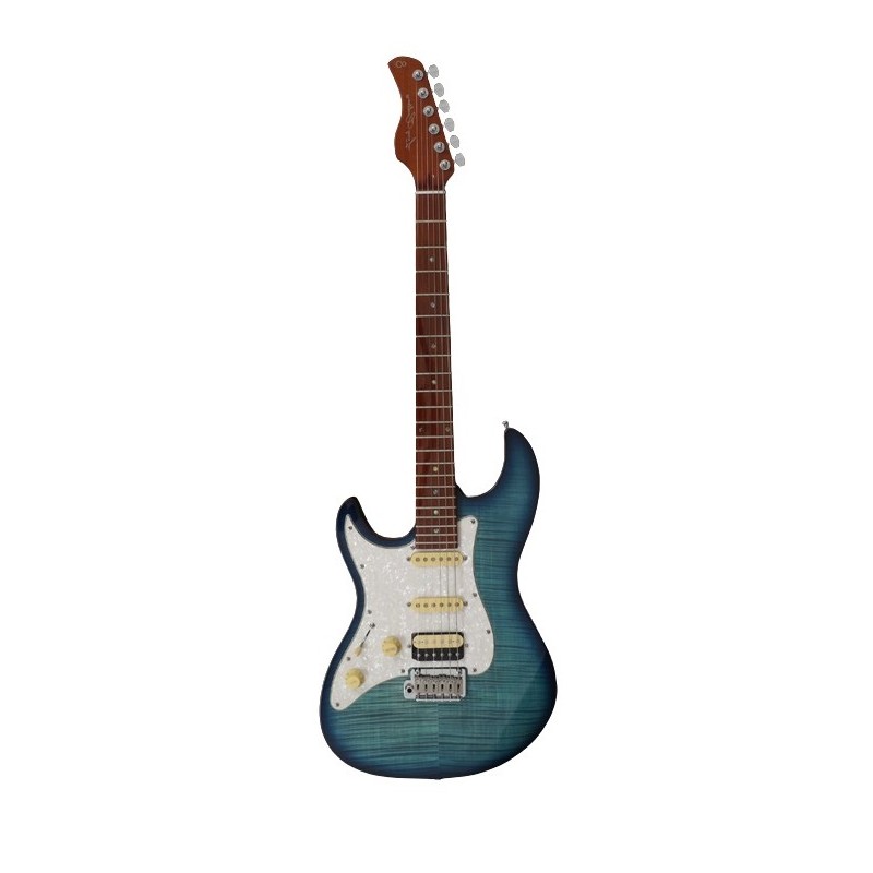 Sire guitars S7 FM TBL TRANS BLUE LEFTHAND