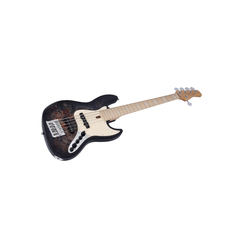 Marcus miller V7 SWAMP ASH-5 REISSUE TRANS BLACK SATIN