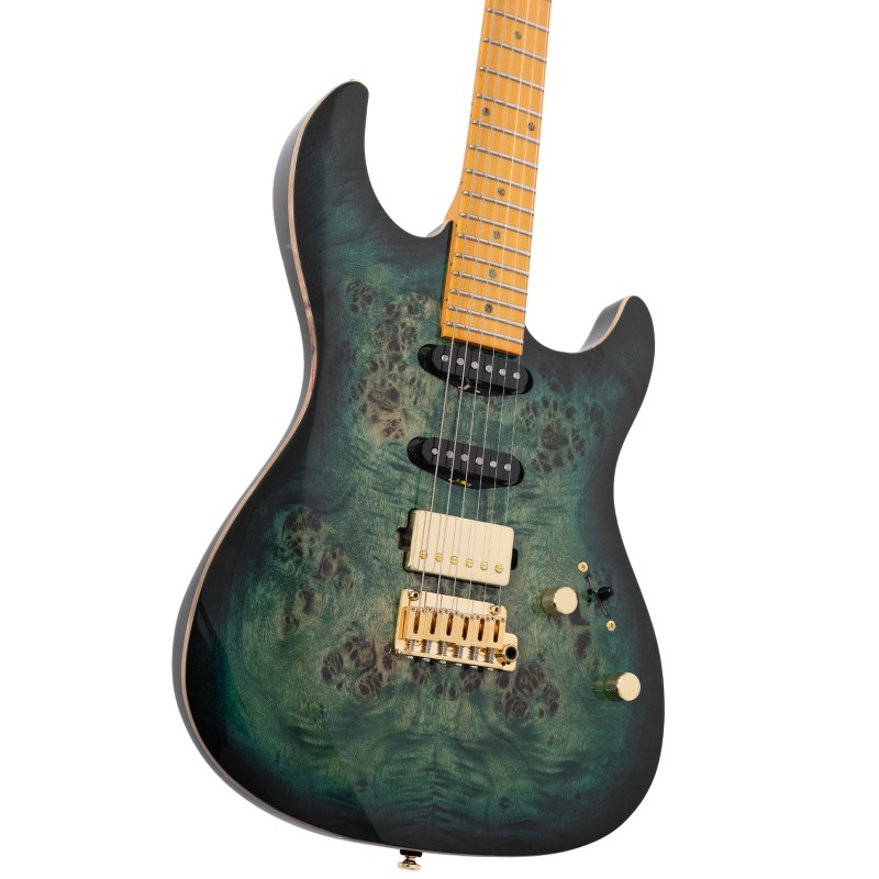 Sire guitars S10 HSS TRANS GREEN