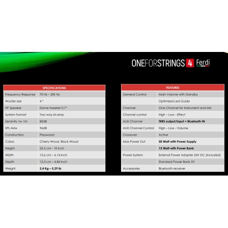 Acus ONE FORSTRINGS 4 FERDI BLACK