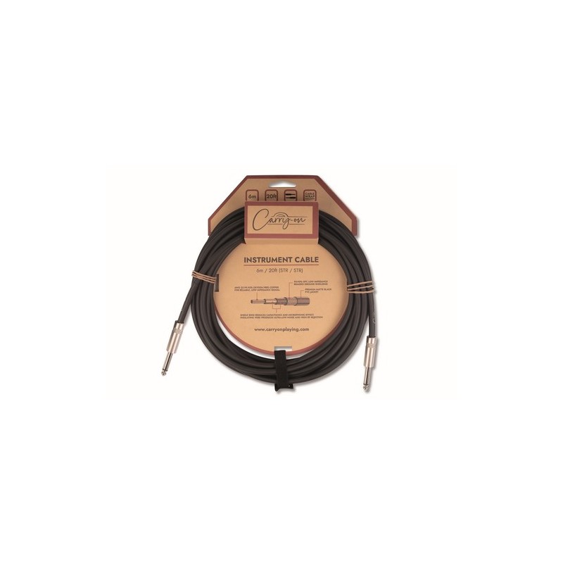 Carry on CARRY-ON-CABLE-6M-SS - INSTRUMENT CABLE 6M RECTO/RECTO