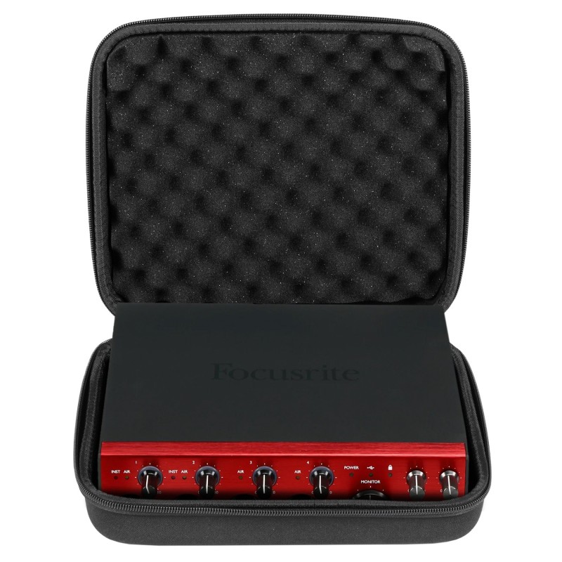 Udg gear U8507BL - CREATOR FOCUSRITE SCARLETT 2I2/4I4+4PRE/2PRE HARDCASE BLACK