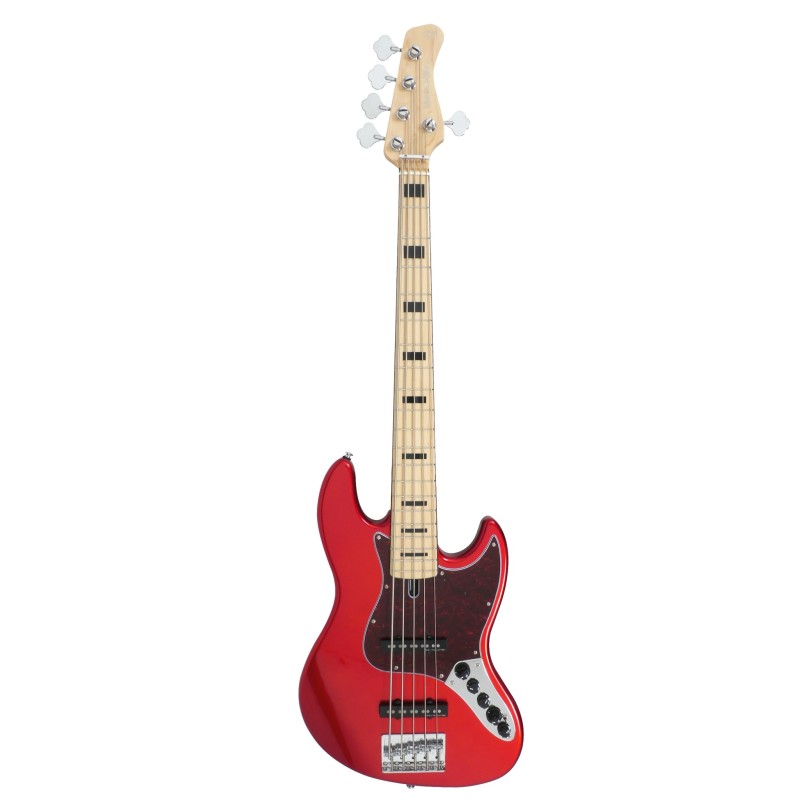 Marcus miller V7 VINTAGE SWAMP ASH-5 (2ND GEN) BMR BRIGHT METALLIC RED