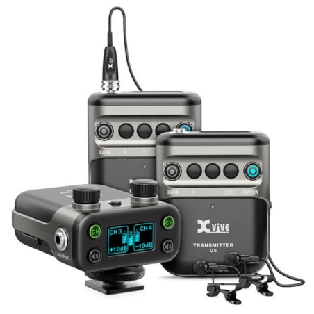 Xvive U5T2 (2 EMISORES + 1 RECEPTOR) - PARA CÁMARAS