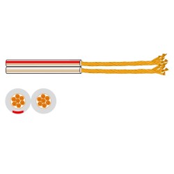 Rollo de cable altavoz de 2 conductores