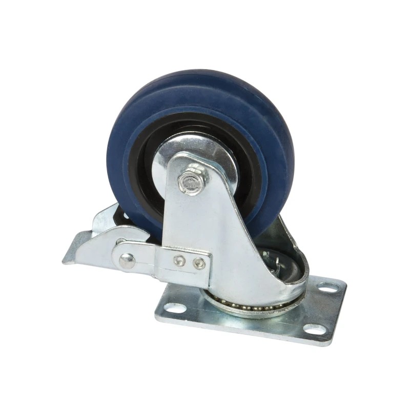 Rueda 4'' Ø para muebles rack 19'' con freno