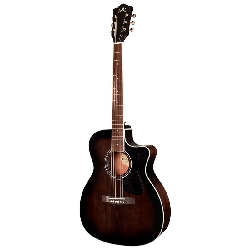 Guild italia OM-260CE DELUXE FLAMED MAHOGANY TRANS BLACK