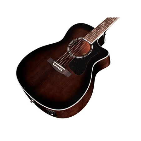 Guild italia OM-260CE DELUXE FLAMED MAHOGANY TRANS BLACK