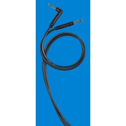 Cavo connessione strumenti musicali. Diametro esterno 6.0 mm con schermo a treccia in rame rosso.