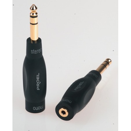 JACK STEREO Male Ø 6.3mm - JACK MONO Female Ø 3.5mm