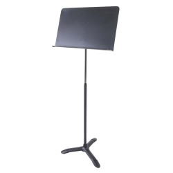 Estante para partitura profissional com sistema ’one-hand’ de regulação rápida