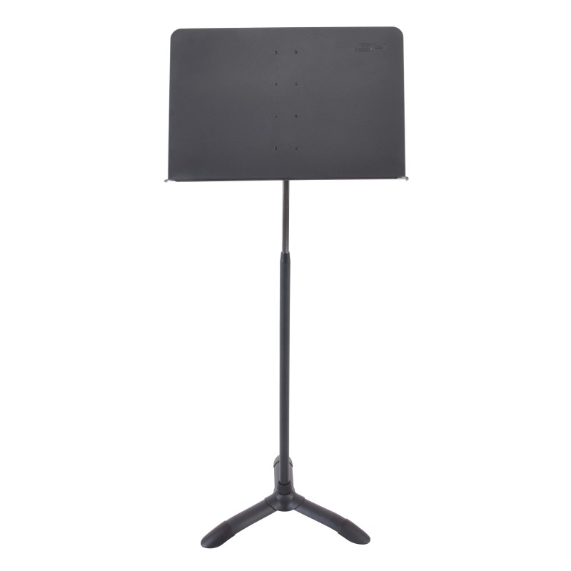 Professional sheet music stand with one hand quick release adjustment system
