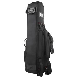 Padded Tenor saxophone bag made of waterproof 1680D polyester material. Available in black color. 2