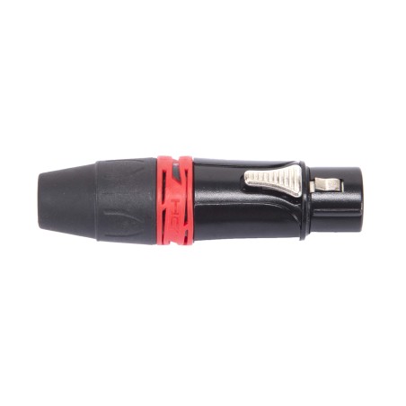 Conector ONEHERO profissional XLR fêmea de 5 pinos volante.