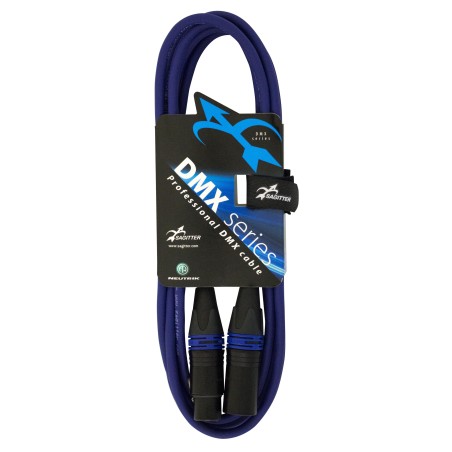Professional DMX cable Sagitter 3 poles 3 mt