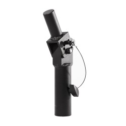 Adaptador profissional resistente, em liga de alumínio, adequado para suportes com tubo terminal de Ø 35 mm