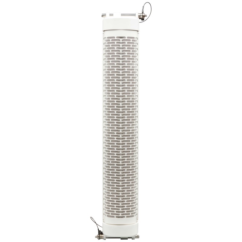 White painted AX6C Column loudspeaker