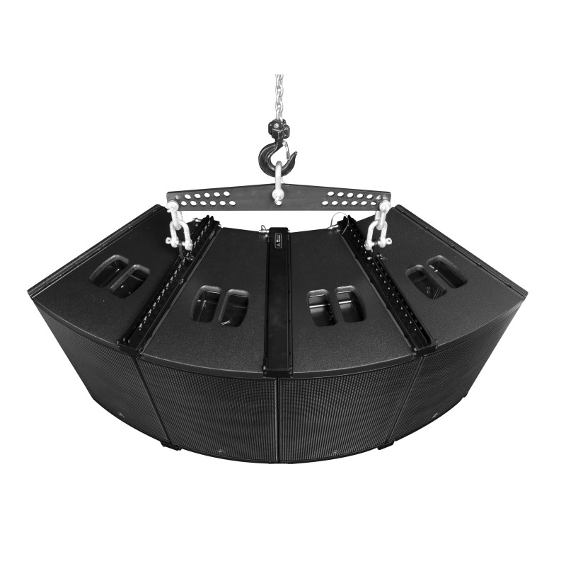 Coluna de array de 12” (305 mm) de curvatura constante de 2 vias, de gama completa