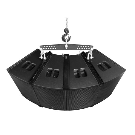 Coluna de array de 12” (305 mm) de curvatura constante de 2 vias, de gama completa
