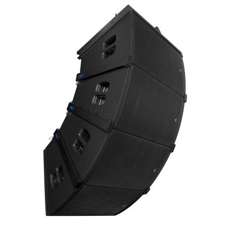 Coluna de array de 12” (305 mm) de curvatura constante de 2 vias, de gama completa