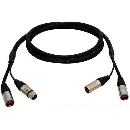 Combined Link Cable - Balanced Analogue / LAN61S - Length mt.1,5
