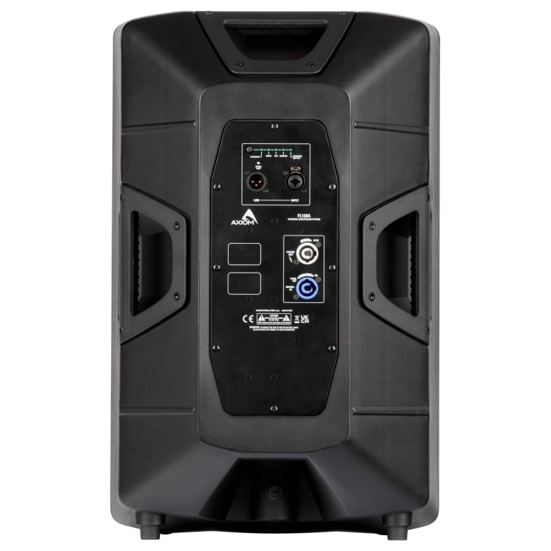 Sistema de alto-falante amplificado, 12” (305 mm), 2 vias, de gama completa, processado