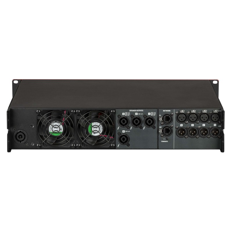 20 000W - 4 channels, High-power, Class D, DSP Power Amplifier with Universal SMPS and PFC