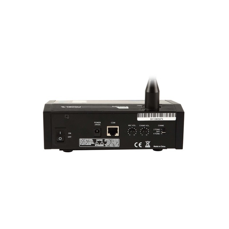 Digital microphone console for announcement