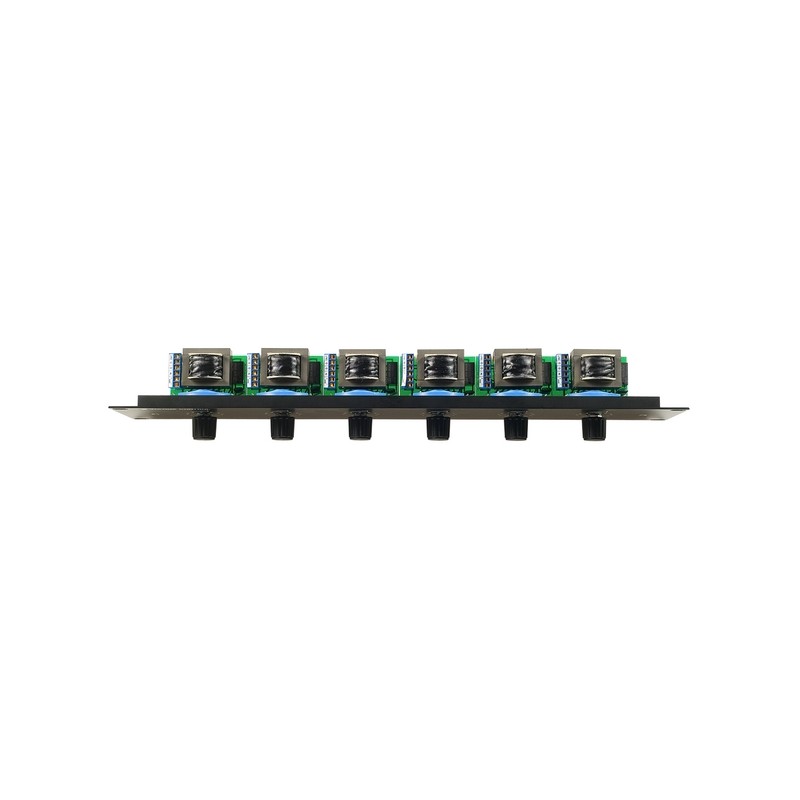 It is a rack service panel and a multiple volume regulator up to 6 lines at 100V and100W maximal power per line.