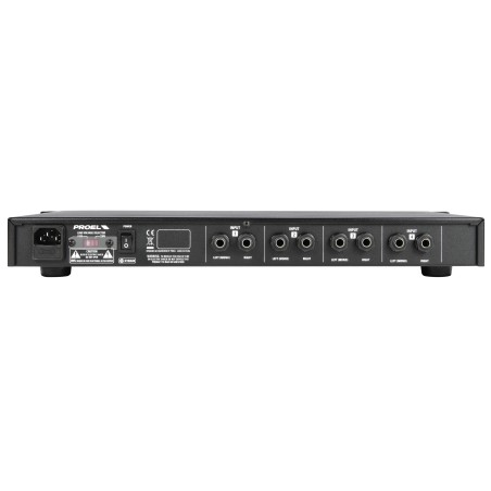 Amplificador para auscultadores de 6 canais