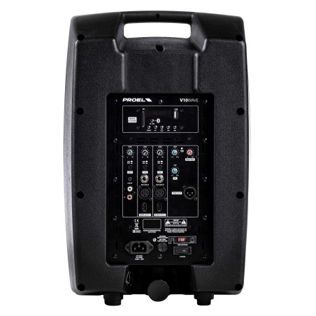 Sistema bi-amplificado de 2 vias com mesa de mistura de 3 canais e MEDIA PLAYER