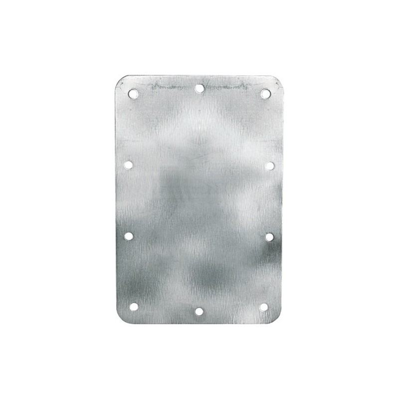 1mm (0.039 in) thick galvanized steel reinforcement plate for AC113 - AC113BK.
