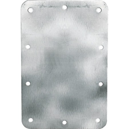 1mm (0.039 in) thick galvanized steel reinforcement plate for AC113 - AC113BK.