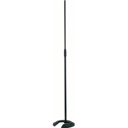 Professional space-saving straight microphone stand