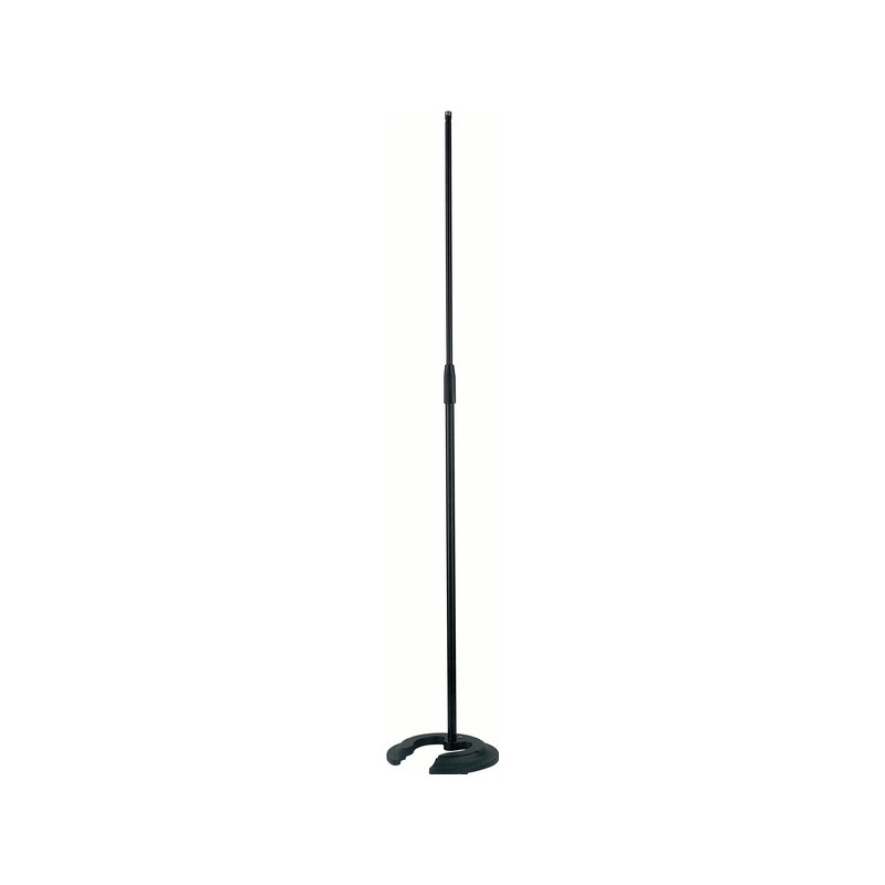 Suporte profissional reto para microfone poupa-espaço