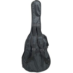 Saco para guitarra clássica em nylon 420D à prova de rasgão. Disponível em preto. 2