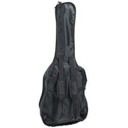 Saco para guitarra clássica 3/4 em nylon 420D à prova de rasgão. Disponível em preto. 2
