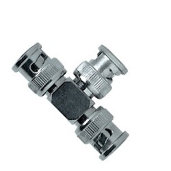 Adattatore in metallo : n° 3 spine volanti 'BNC'.