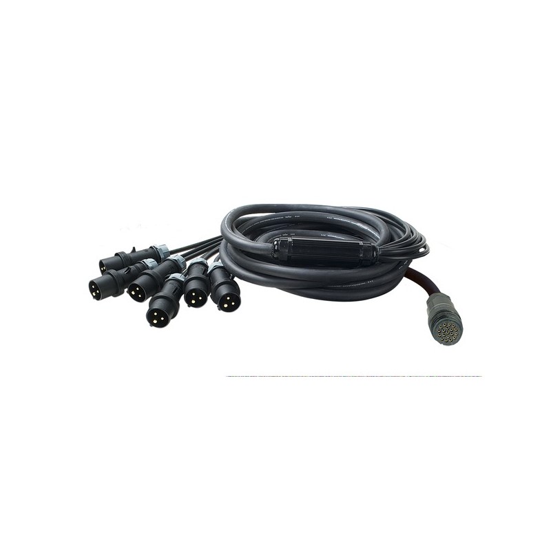 PROEL professional multicore power cable for connection of lighting support bars (BFT06-BFT06A) with dimmer power unit.