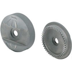 Ingranaggio in alluminio piccolo Ø 50 mm. con molla, adatto per KK10 - KK20 - KK30 - KM20 - KM20L.