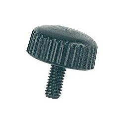 Manopola in nylon M6 x 12 ø 20mm.