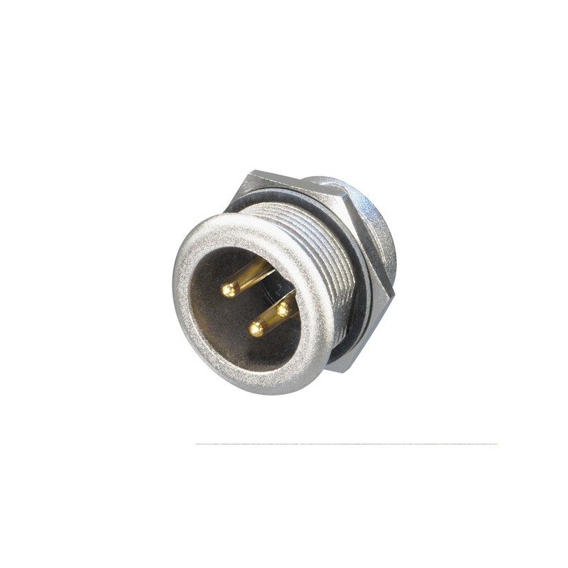 Spina da pannello NEUTRIK XLR 3 poli per uso esterno.