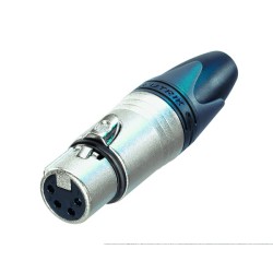 Presa volante NEUTRIK XLR, 4 poli.