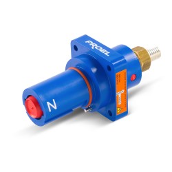 Presa da pannello Proel Lock. Colore: Blue. Fase: N.