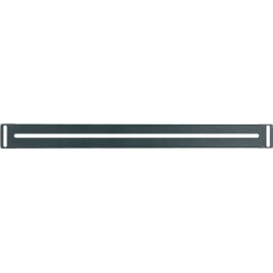 Barra rack standard 1U con passo rack 19' standard per fissaggio barra di alimentazione verticale.