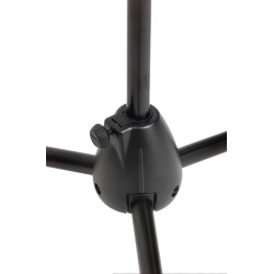 Microphone stand with boom with tripod die-cast aluminium base. 2