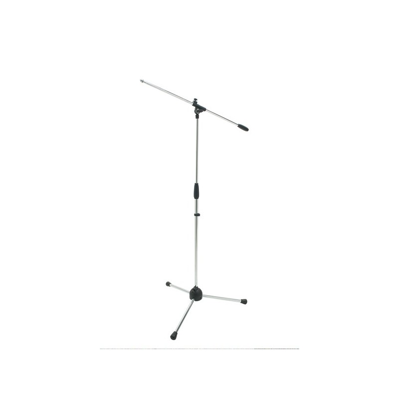 Microphone stand with boom, tripod nylon base.