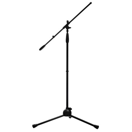 Microphone stand with boom, tripod nylon base