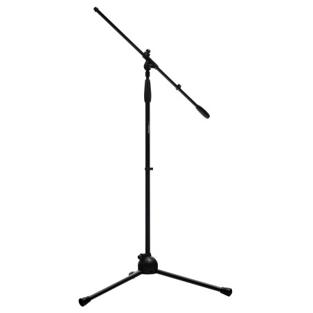 Microphone stand with boom, tripod nylon base
